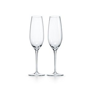 PERFECT condition Tiffany & Co. champagne flutes